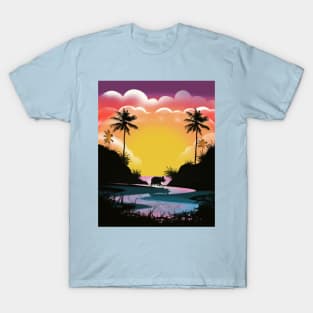 Opossum Sunset T-Shirt